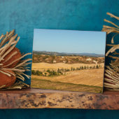 Typische Landschaften für die Provinz Siena in der Fotoplatte (Seite)