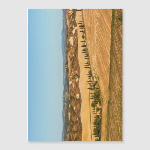 Typische Landschaften für die Provinz Siena in der Magnetkarte