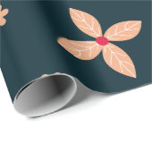 Typische Motive über Weihnachten Geschenkpapier (Rolleneckpunkt)