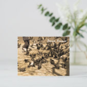 Typische Pariser Szene Postkarte (Stehend Vorderseite)