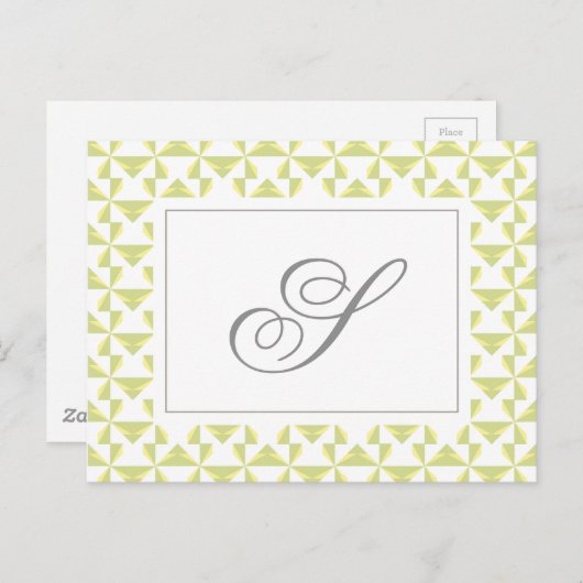 Typische Pinwheels Postkarte (Vorne/Hinten)