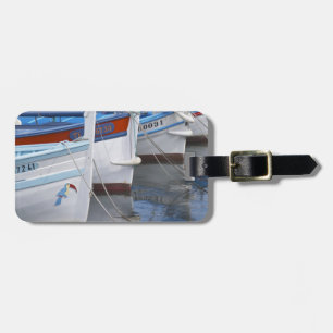 Typische provenzalische Fischerboote in 2 Farben Gepäckanhänger