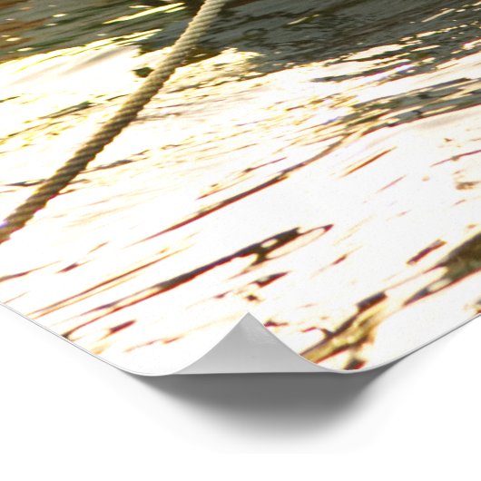 Typische provenzalische Fischerboote in Poster (Ecke)