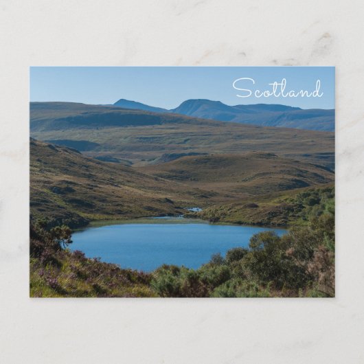 Typische schottische Highlands-Landschaft - Schott Postkarte (Vorderseite)
