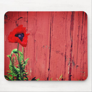 Typische schwedische Falun Farben, rot Farbe Mousepad