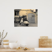 Typische sizilianische Ecke Poster (Küche)