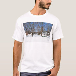Typische Stadt Vermont im Winter T-Shirt