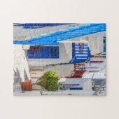typische Straße von Mykonos Puzzle (Horizontal)
