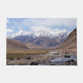 Typische tibetische Berglandschaft Fußmatte (Vorderseite)