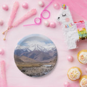 Typische tibetische Berglandschaft Pappteller (Party)