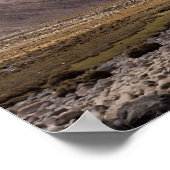 Typische tibetische Berglandschaft Poster (Ecke)