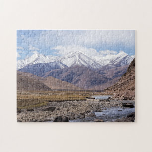 Typische tibetische Berglandschaft Puzzle