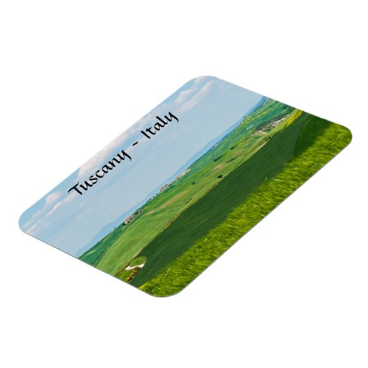 Typische toskanische Landschaft Magnet (Linke Seite)