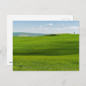 Typische toskanische Landschaft mit Hügeln - Itali Postkarte (Vorne/Hinten)