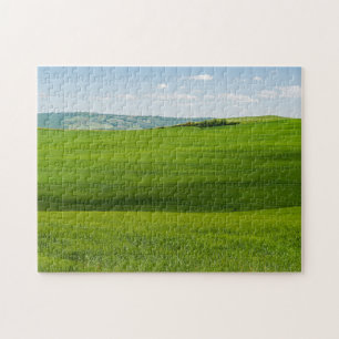 Typische toskanische Landschaft mit Hügeln - Itali Puzzle