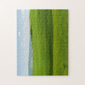 Typische toskanische Landschaft mit Hügeln - Itali Puzzle (Vertikal)