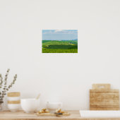 Typische toskanische Landschaft Poster (Küche)