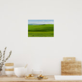 Typische toskanische Landschaft Poster (Küche)