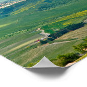 Typische toskanische Landschaft Poster (Ecke)