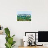Typische toskanische Landschaft Poster (Heimbüro)