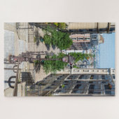 Typische Treppe auf dem Montmartre - Paris Puzzle (Horizontal)