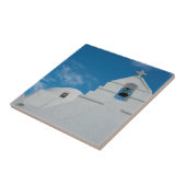 Typische weißgetünchte Kirche Fliese (Seite)