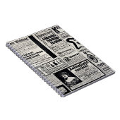 Typische Werbung in deutscher Sprache in einer neu Notizblock (Rechte Seite)