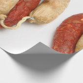 Typische Würste des Portugiesen Geschenkpapier (Ecke)