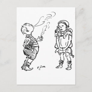 Typischer Mann Postkarte