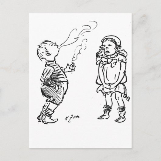 Typischer Mann Postkarte (Vorderseite)
