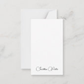 Typischer Name Elegant Moderne vertikale Vorlage (Rückseite)