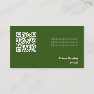 Typischer Qr-Code Visitenkarte