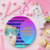 Typischer Retro-Guinea der 80er Jahre Pappteller (Party)