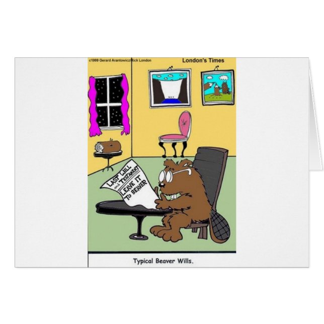 Typisches Biber-Endspiel & Testament (Vorderseite (Horizontal))