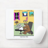 Typisches Biber-Endspiel & Testament Mousepad (Mit Mouse)