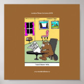 Typisches Biber Wills Einzigartiges Witziges Poste Poster (Vorne)