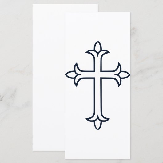 Typisches Christliches Kreuz (Vorne/Hinten)