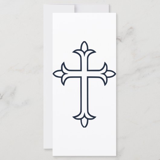 Typisches Christliches Kreuz (Vorderseite)