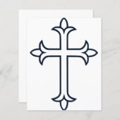 Typisches Christliches Kreuz (Vorne/Hinten)