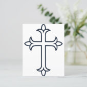 Typisches Christliches Kreuz (Stehend Vorderseite)