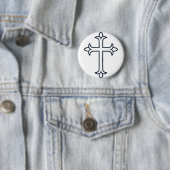 Typisches Christliches Kreuz Button (Beispiel)