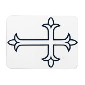Typisches Christliches Kreuz Magnet (Horizontal)