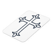 Typisches Christliches Kreuz Magnet (Linke Seite)