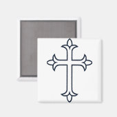 Typisches Christliches Kreuz Magnet (Vorderseite/Rückseite)