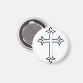 Typisches Christliches Kreuz Magnet (Vorderseite/Rückseite)