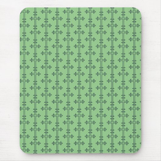 Typisches Christliches Kreuz Mousepad (Vorne)