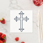Typisches Christliches Kreuz Serviette (Beispiel)