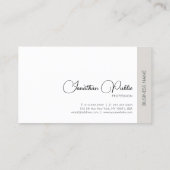 Typisches Logo für Unternehmen Visitenkarte (Rückseite)