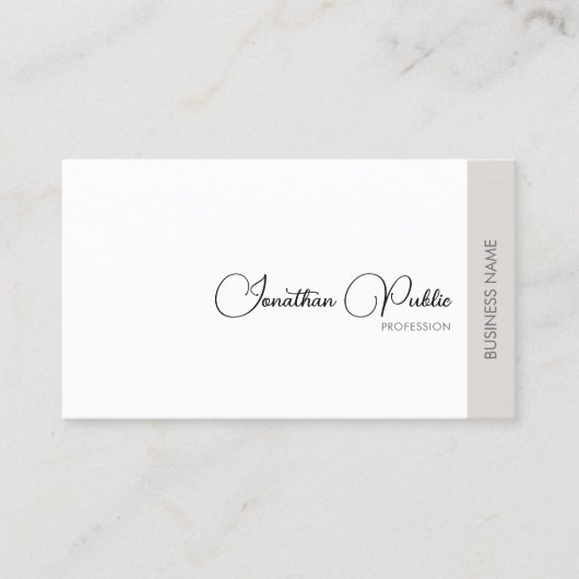 Typisches Logo für Unternehmen Visitenkarte (Vorderseite)