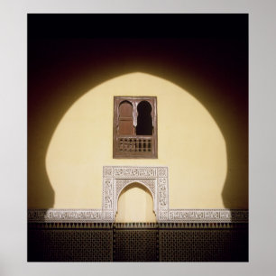 Typisches marokkanisches Fenster Poster